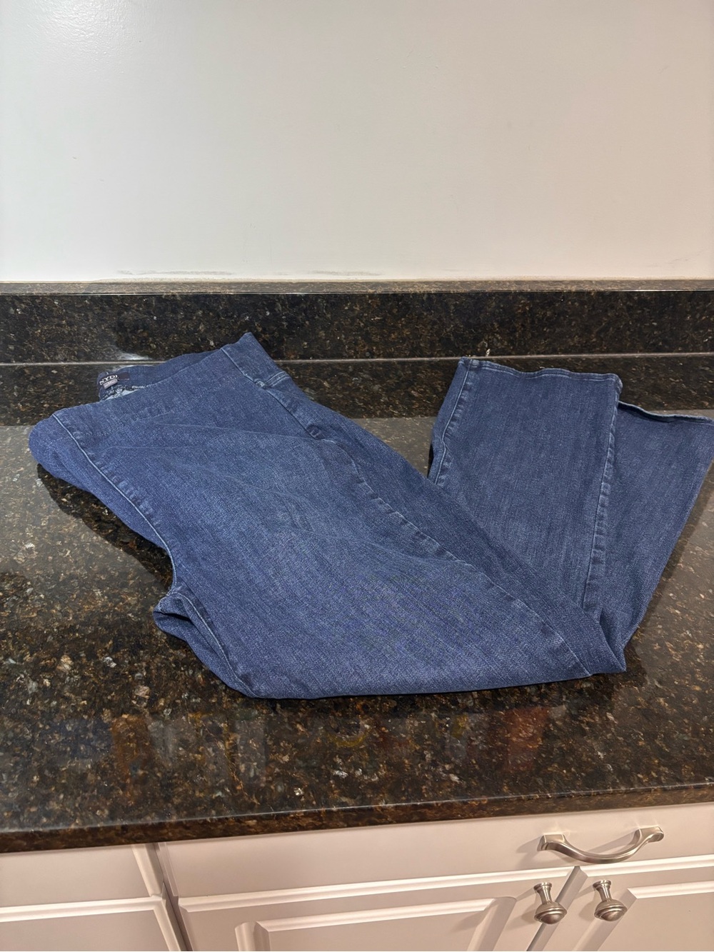 NYDJ Dark Wash Pull On Stretch Jeans